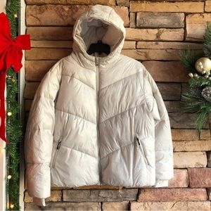 Spyder White Puffer Jacket